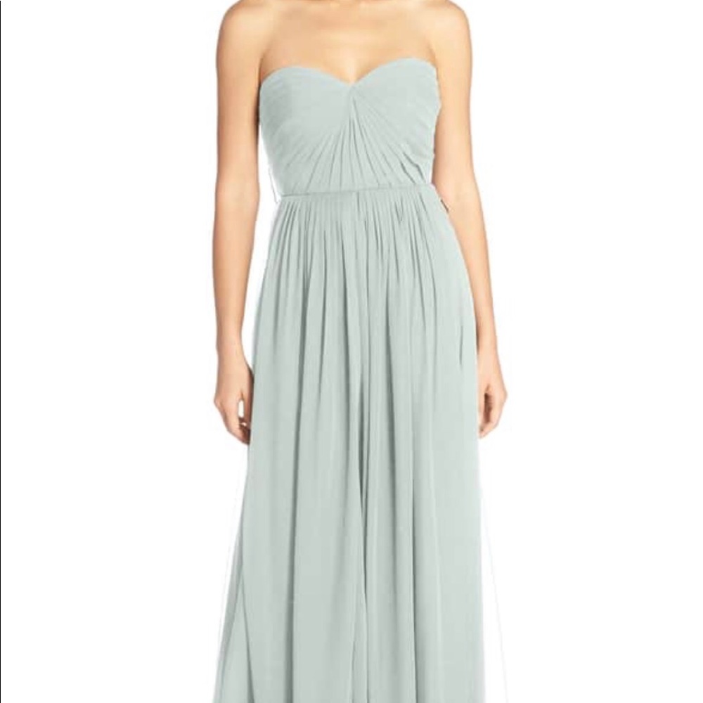 Jenny Yoo Mira Dress in Morning Mist, size 4